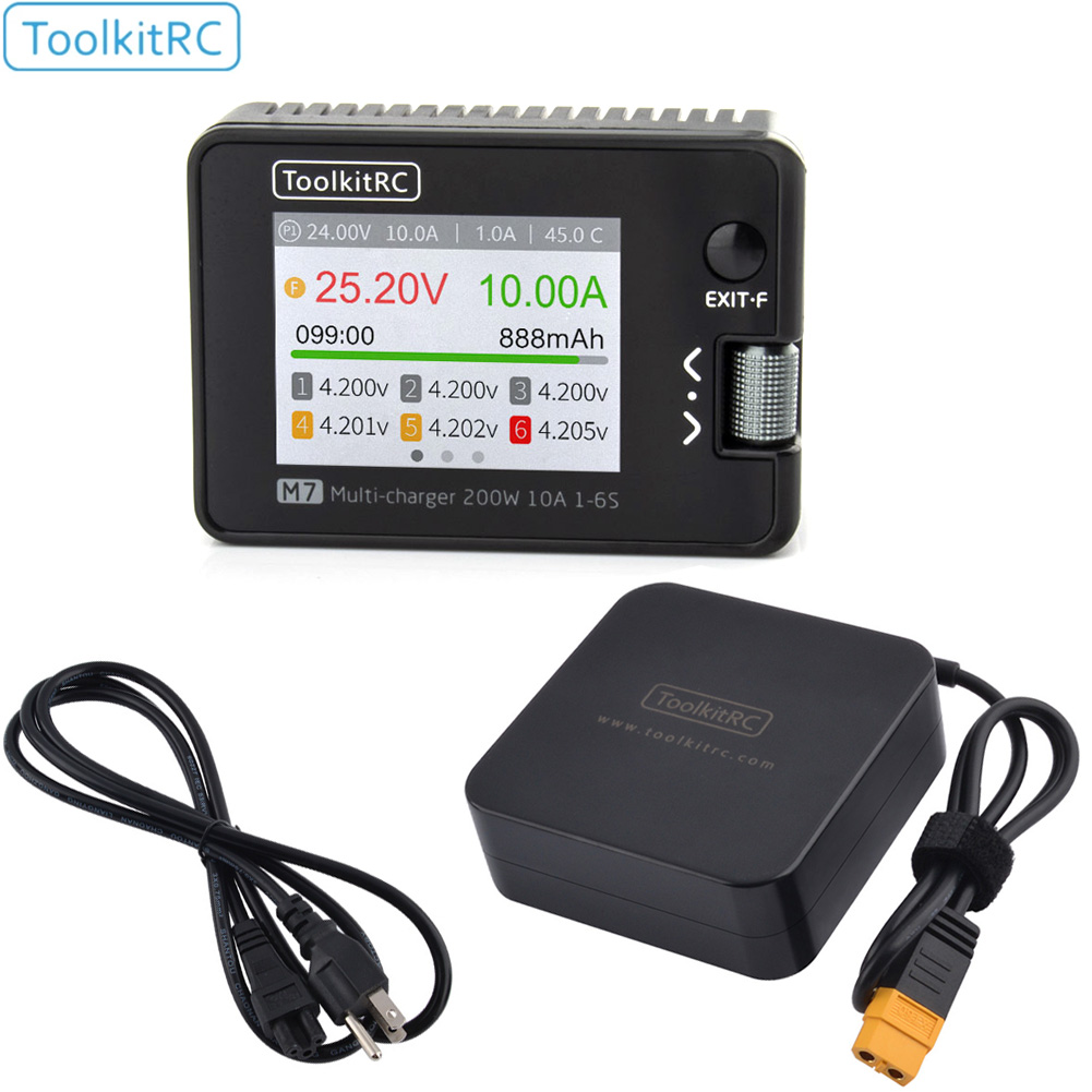 Smoke Stopper - ToolkitRC M7 200W 10A pengisi daya