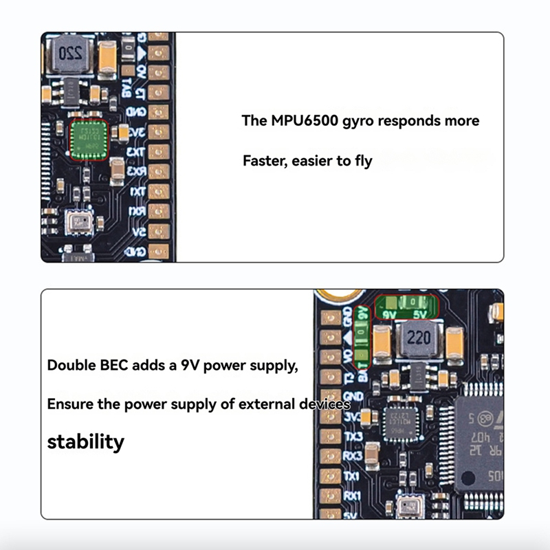 F722 Flight Controller - 80A+F405/F722 STACK untuk Drone FPV 13