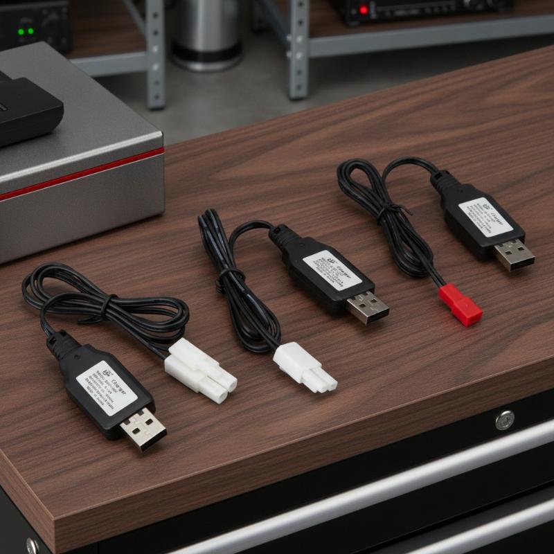 Drone Battery Charger - Unit Pengisi Baterai USB 3,7V 500mA