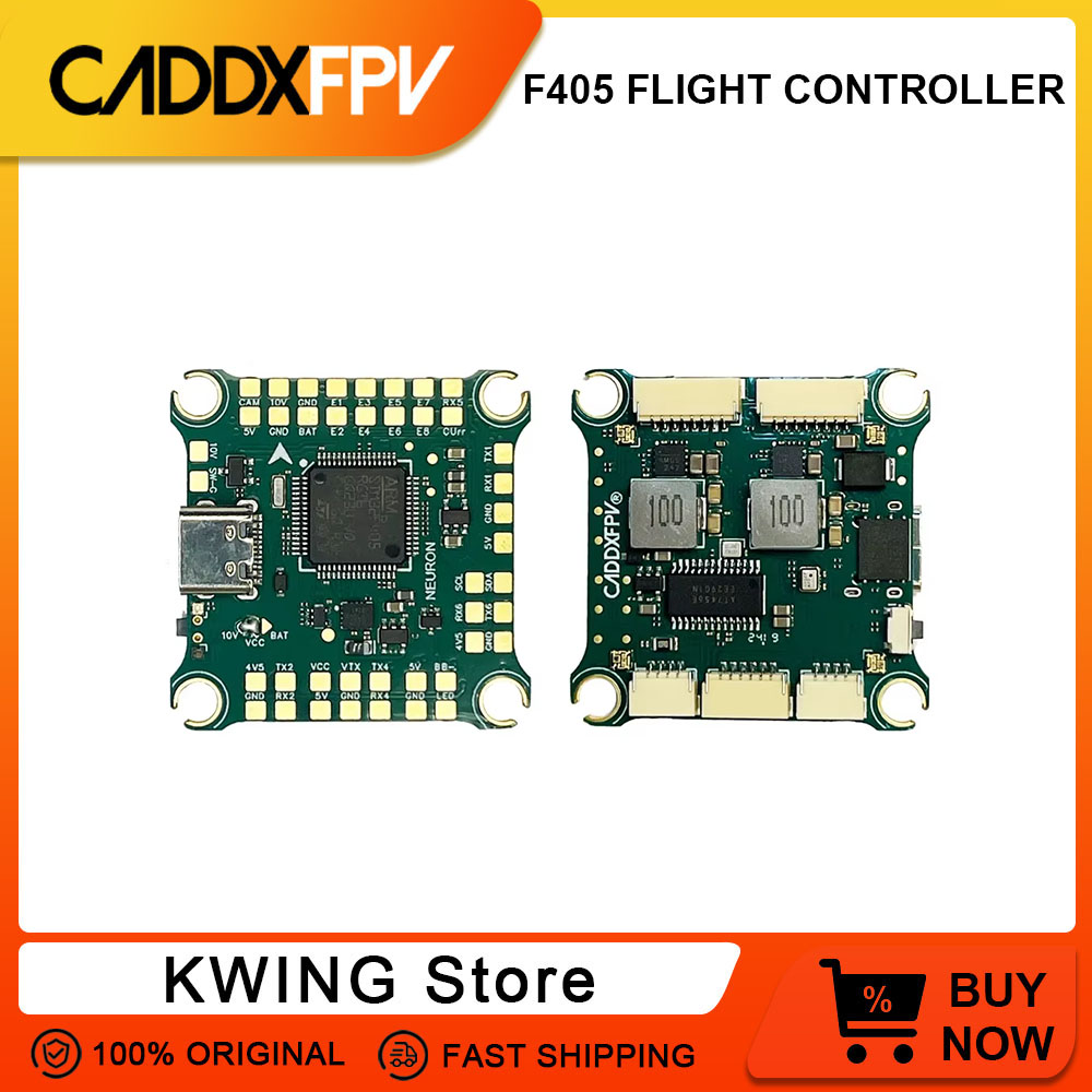 F405 Flight Controller - CADDX F405 Pengendali Penerbangan Tumpukan 44*44Mm