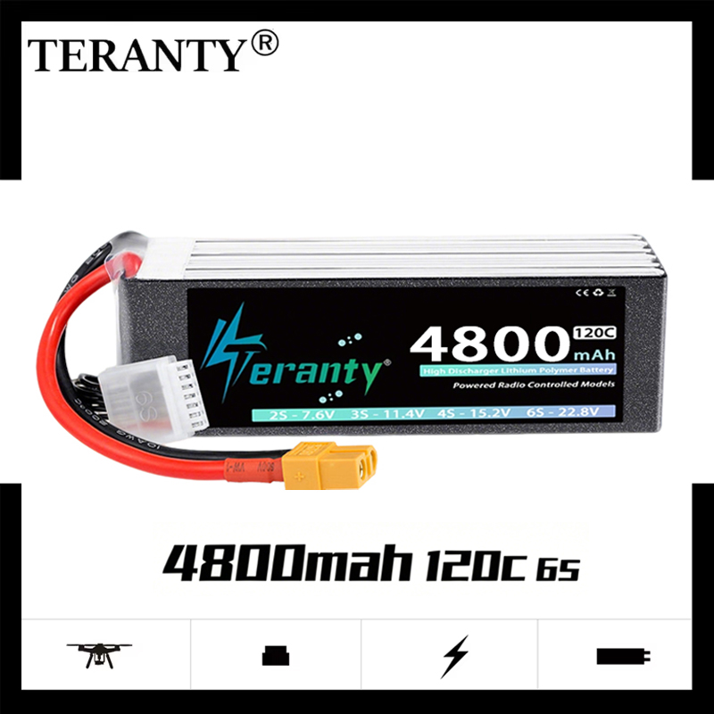 Lipo Battery 6S - TERANTY 6S 4800MAh Baterai Lipo 22.8V