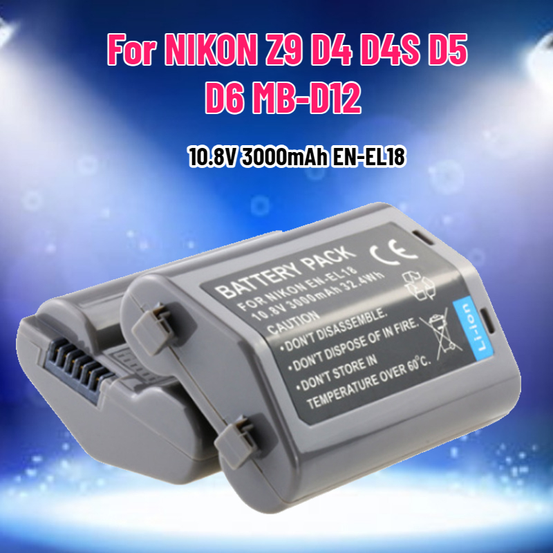 Drone - BATERAI 10.8V 3000mAh EN-EL18 EN-EL18A EN-EL18B