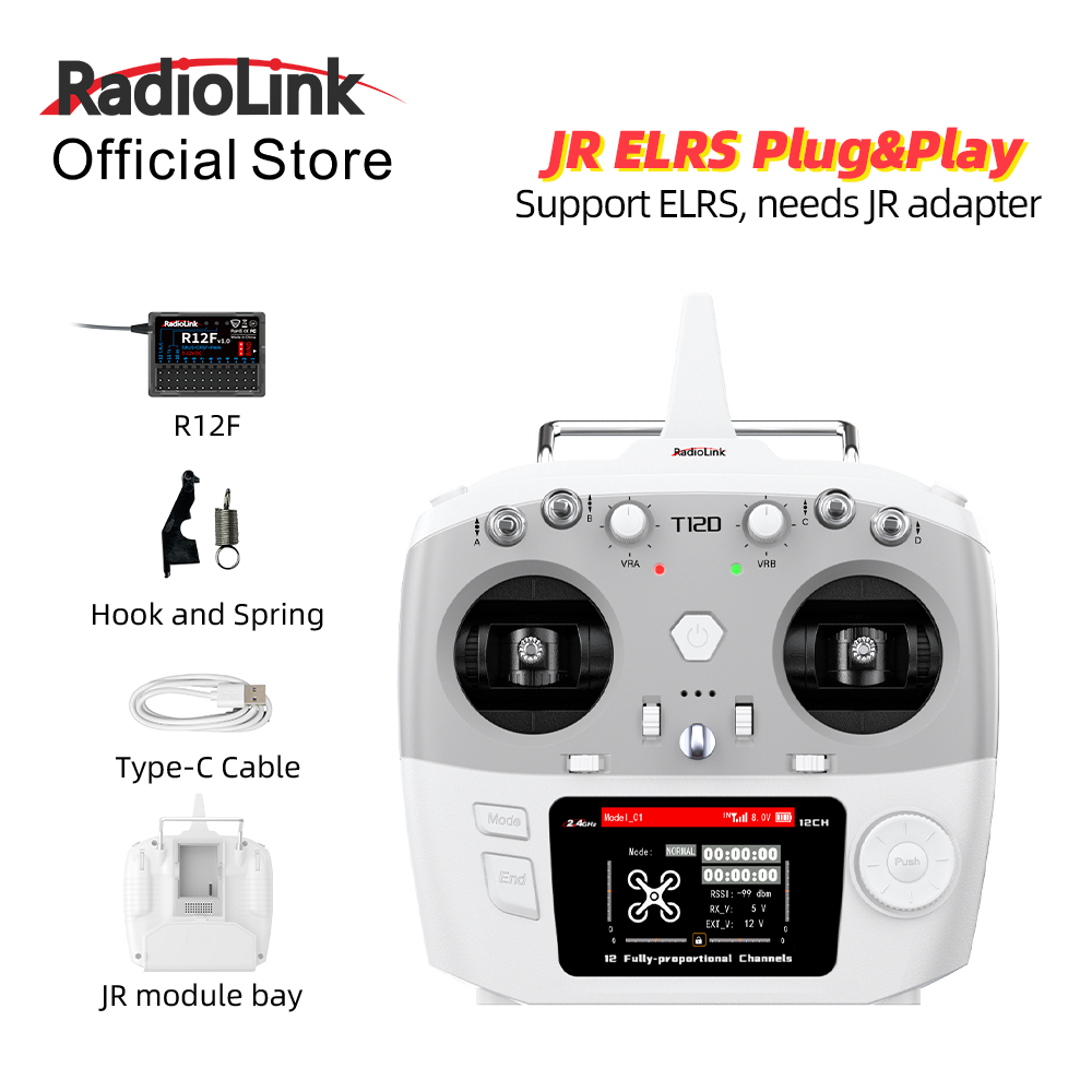 Radio Transmitter 2.4Ghz - Modul RadioLink T12D JR 12CH 2.4GHz,