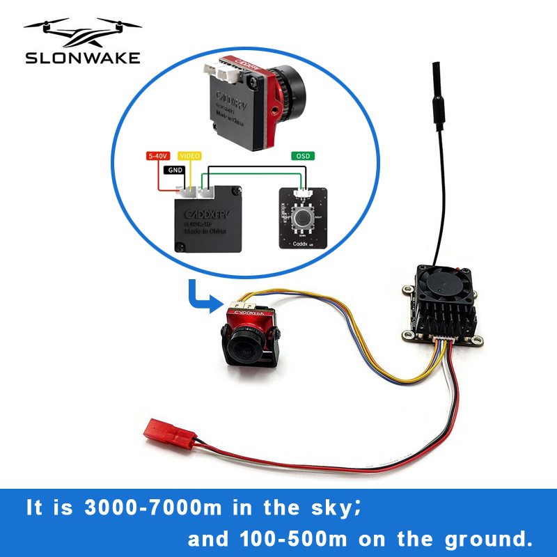 Fpv Camera - Transmitter Nirkabel FPV Jarak Jauh 5.8Ghz