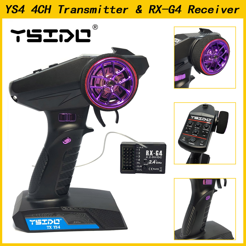 Radio Transmitter 2.4Ghz - YSIDO YS4 sistem Radio 2.4GHz 4CH,