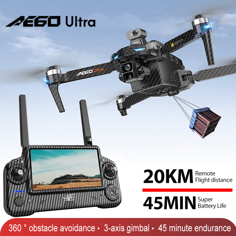 Brushed Drone Motor - Drone Profesional AE60 GPS Kamera 8K