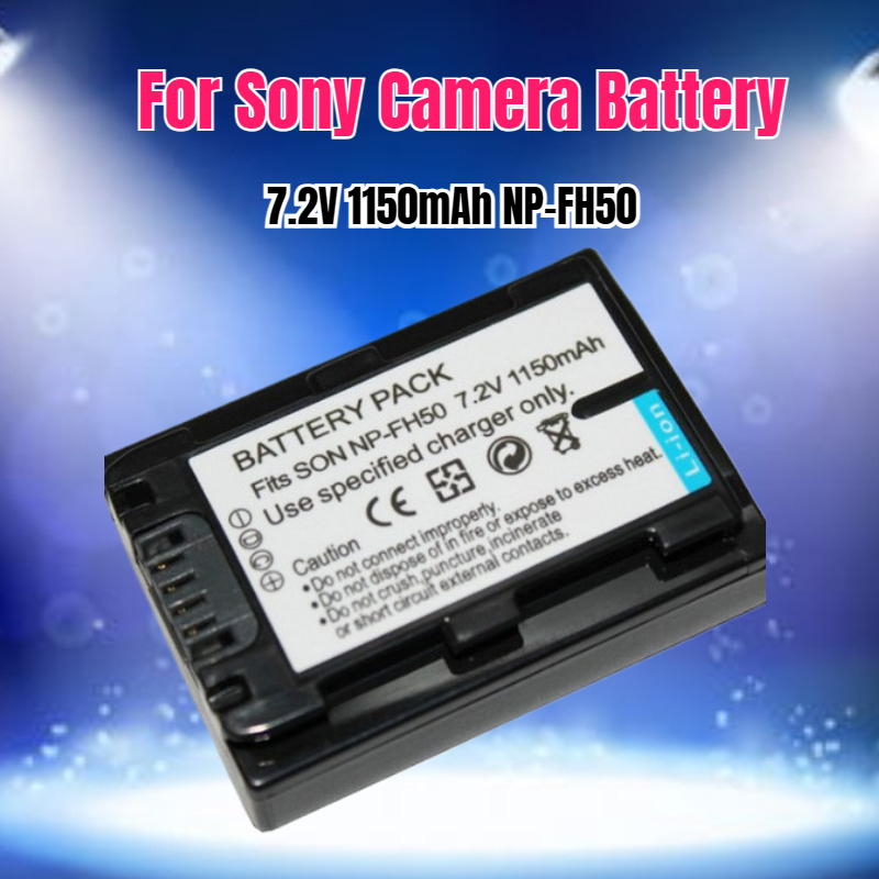 Drone - Baterai Kamera 7.2V 1150mAh NP-FH50 untuk