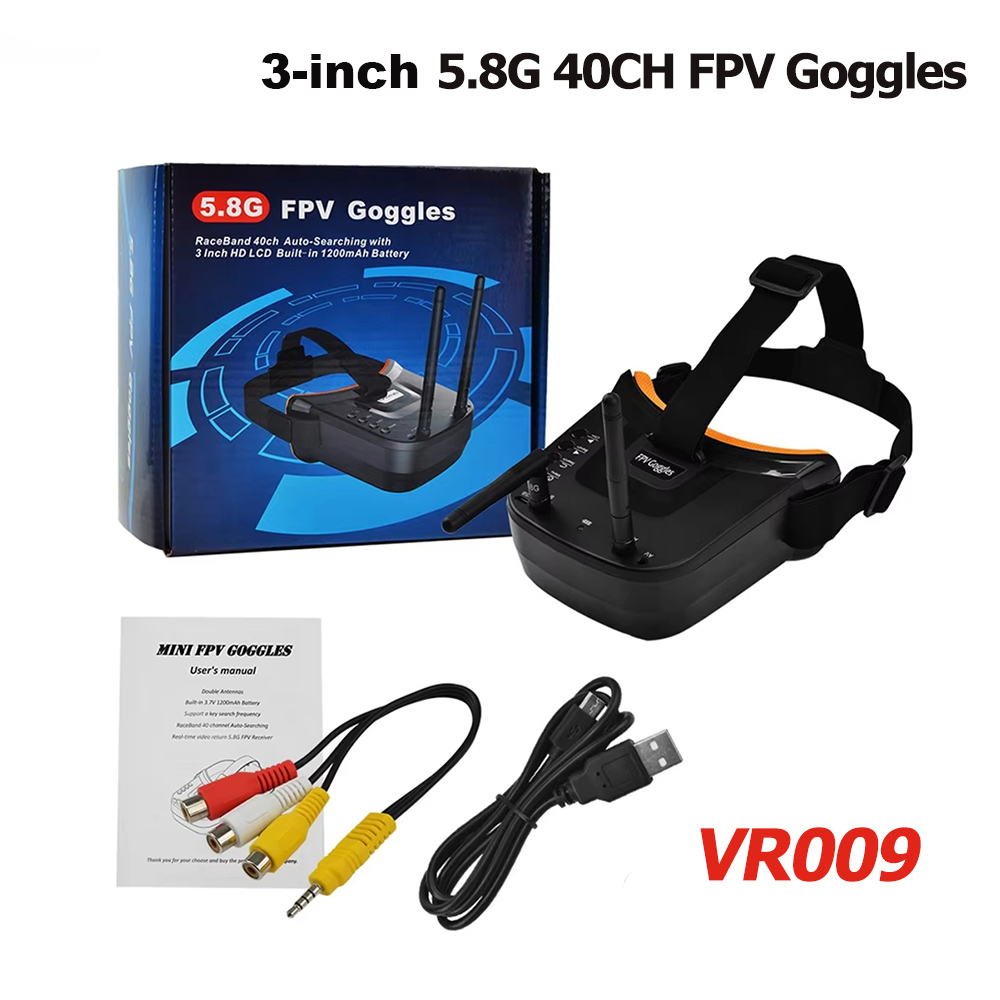 Fpv Goggles - VR009 Kacamata Video FPV Layar LCD