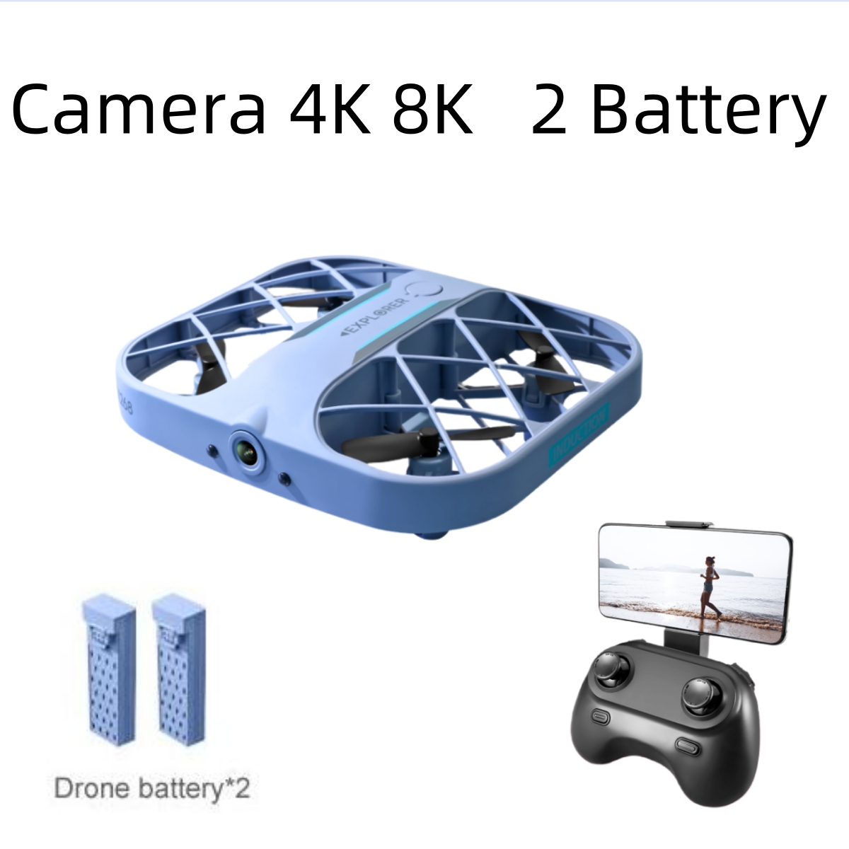Brushed Drone Motor - JJRC H107 FPV RC Drone dengan