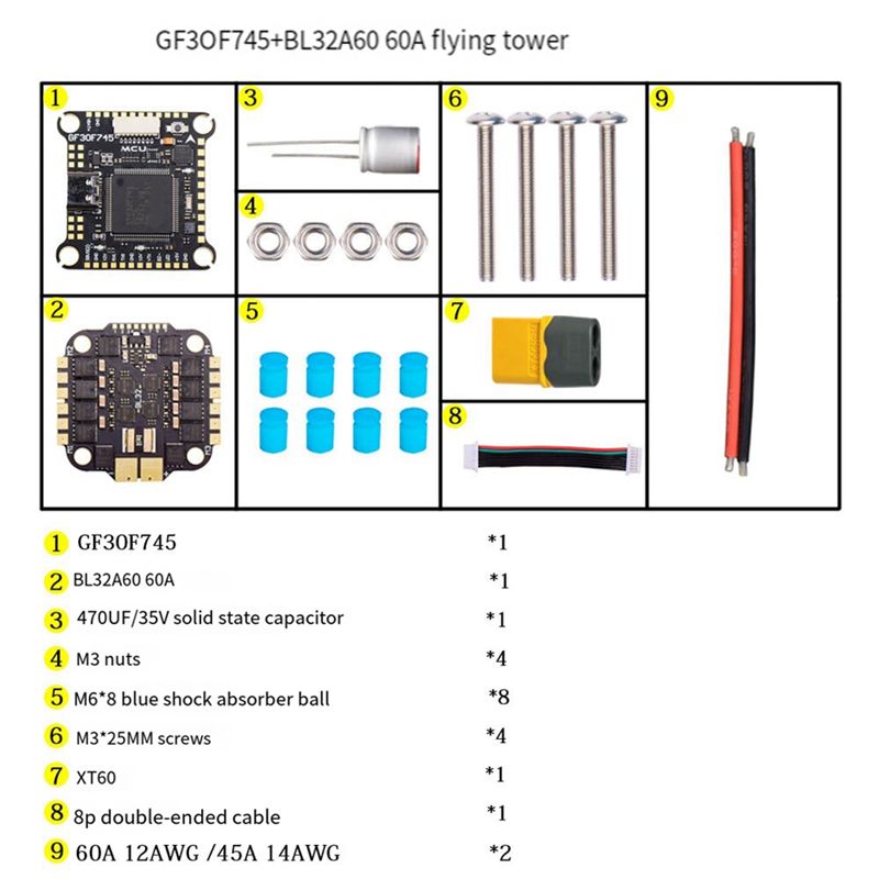 B05C-F745 FC&ESC Set Penerbang - Drone Esc ulasan dan harga