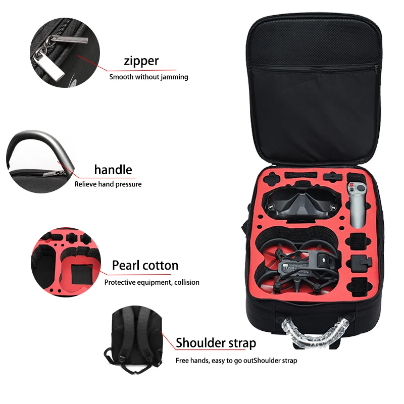 Tas Ransel Portabel Tas Nilon  - Drone Goggles Dji ulasan dan harga