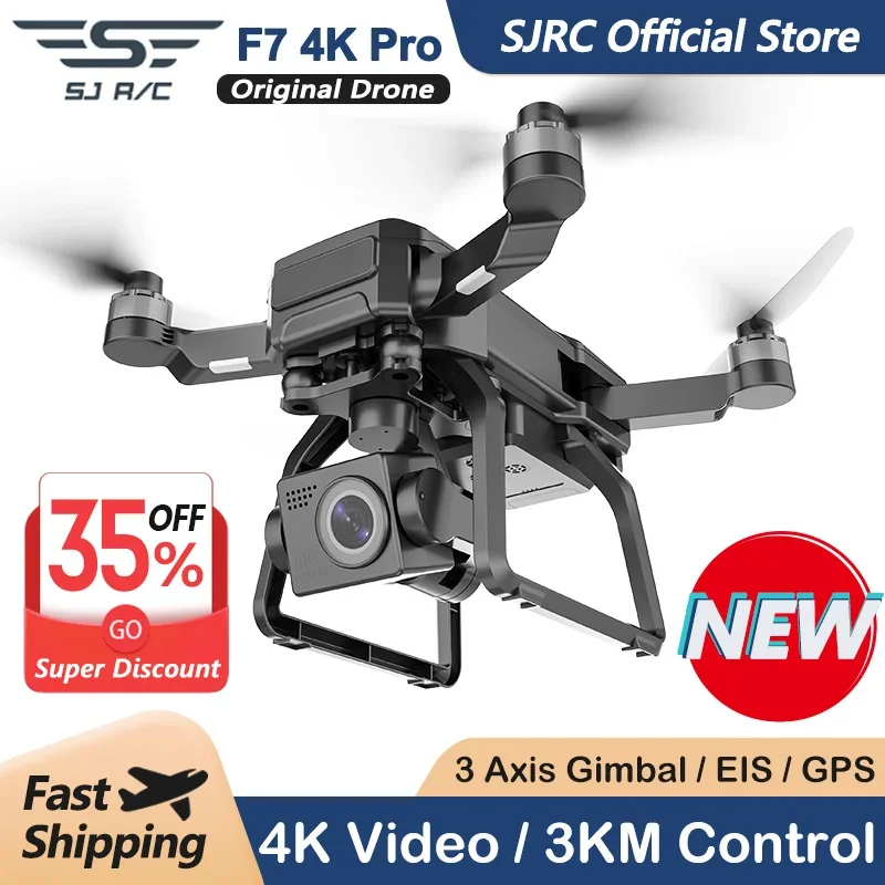 SJRC Drone kamera F7 4K PRO, G - Dji Drone ulasan dan harga