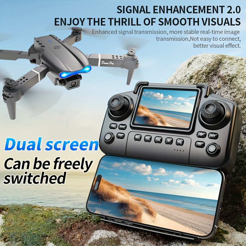 Drone Lipat E99 PRO MAX yang D - Brushed Drone Motor ulasan dan harga