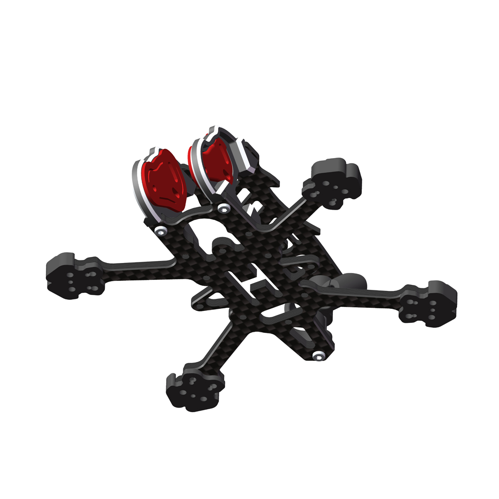 AlfaRC Fox-2 DJI O4 Air Unit 5 - Carbon Fiber Drone Frame ulasan dan harga