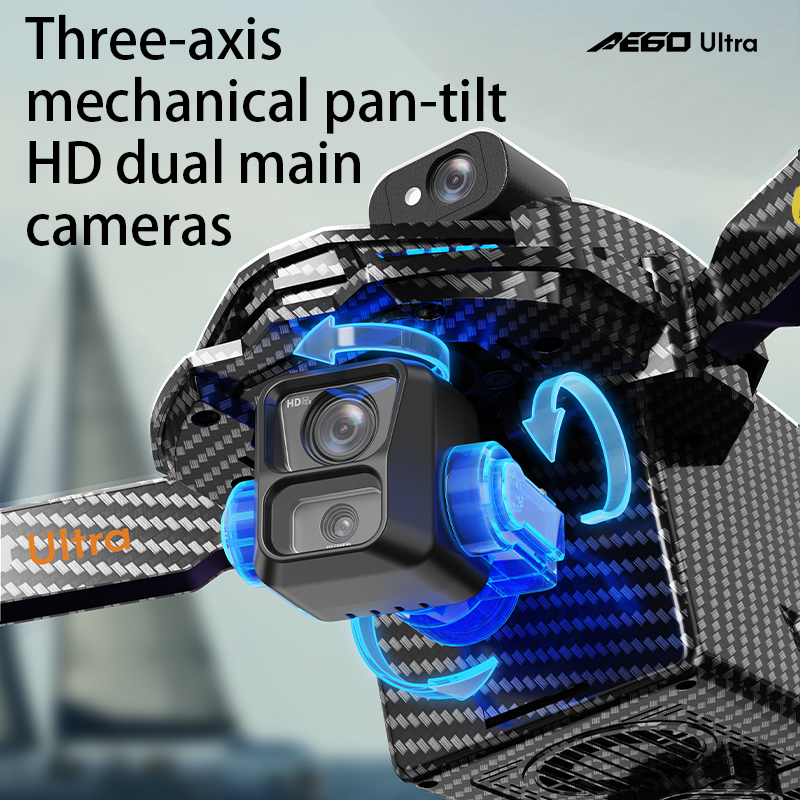 Drone Profesional AE60 GPS Kam - Brushed Drone Motor ulasan dan harga