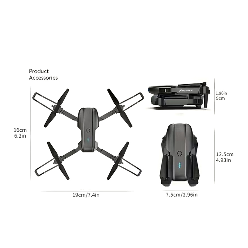 FACEGLE UAV E99 Nova RC Drone  - Brushed Drone Motor ulasan dan harga