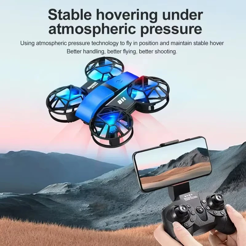 Drone Mini D12 4k Profesional  - Brushed Drone Motor ulasan dan harga