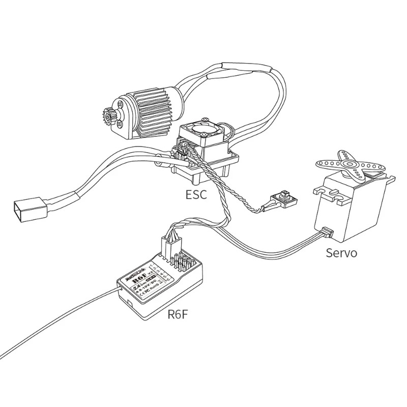 Penerima Radiolink R6F 6 Salur - Radio Transmitter 2.4Ghz ulasan dan harga