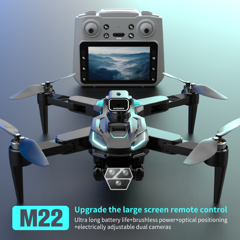 Drone M22 Asli 8KHD Fotografi  - Brushed Drone Motor ulasan dan harga