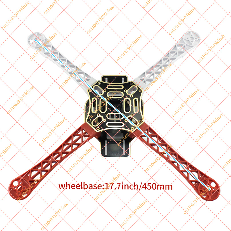 Kit Rangka Drone 4-Axle 450mm  - Brushed Drone Motor ulasan dan harga