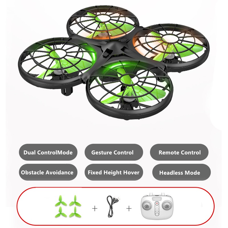 Drone RC gestur Obsatcle induk - Brushed Drone Motor ulasan dan harga