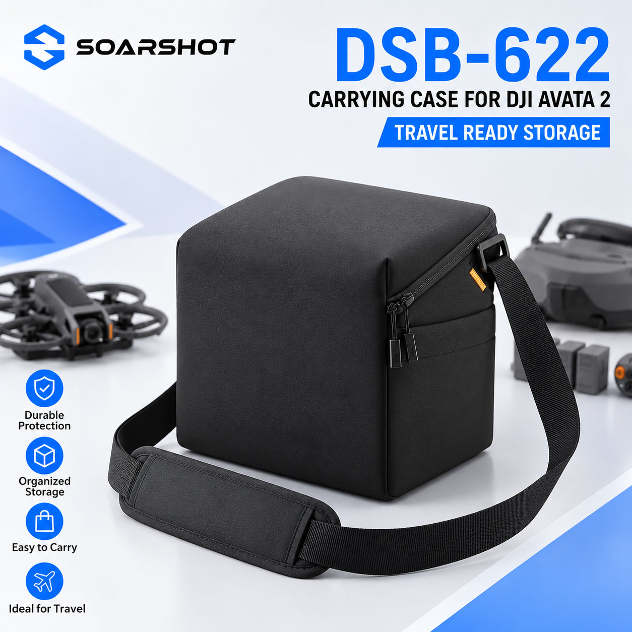 Tas Jinjing SOARSHOT untuk DJI - Drone Goggles Dji ulasan dan harga